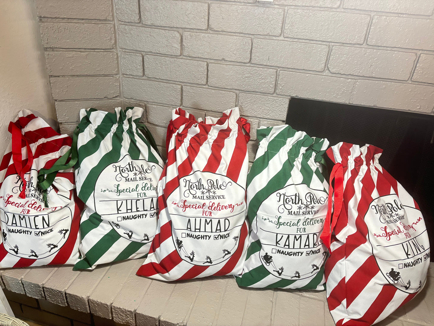Custom Santa Bags