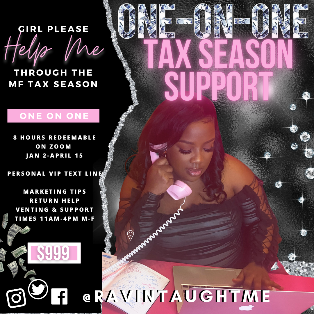 One on One Tax Season Support