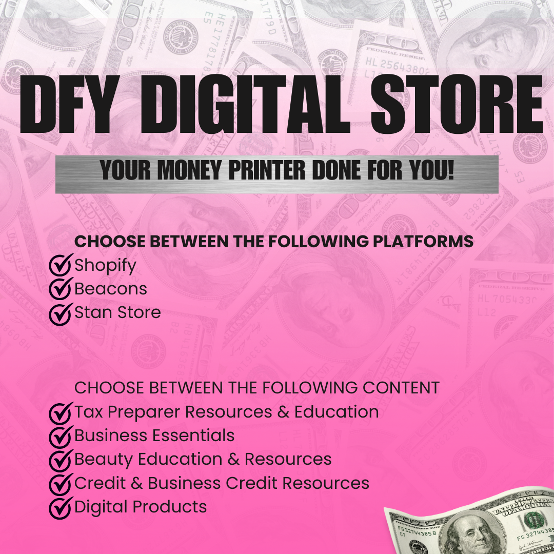 DFY Digital Product Store