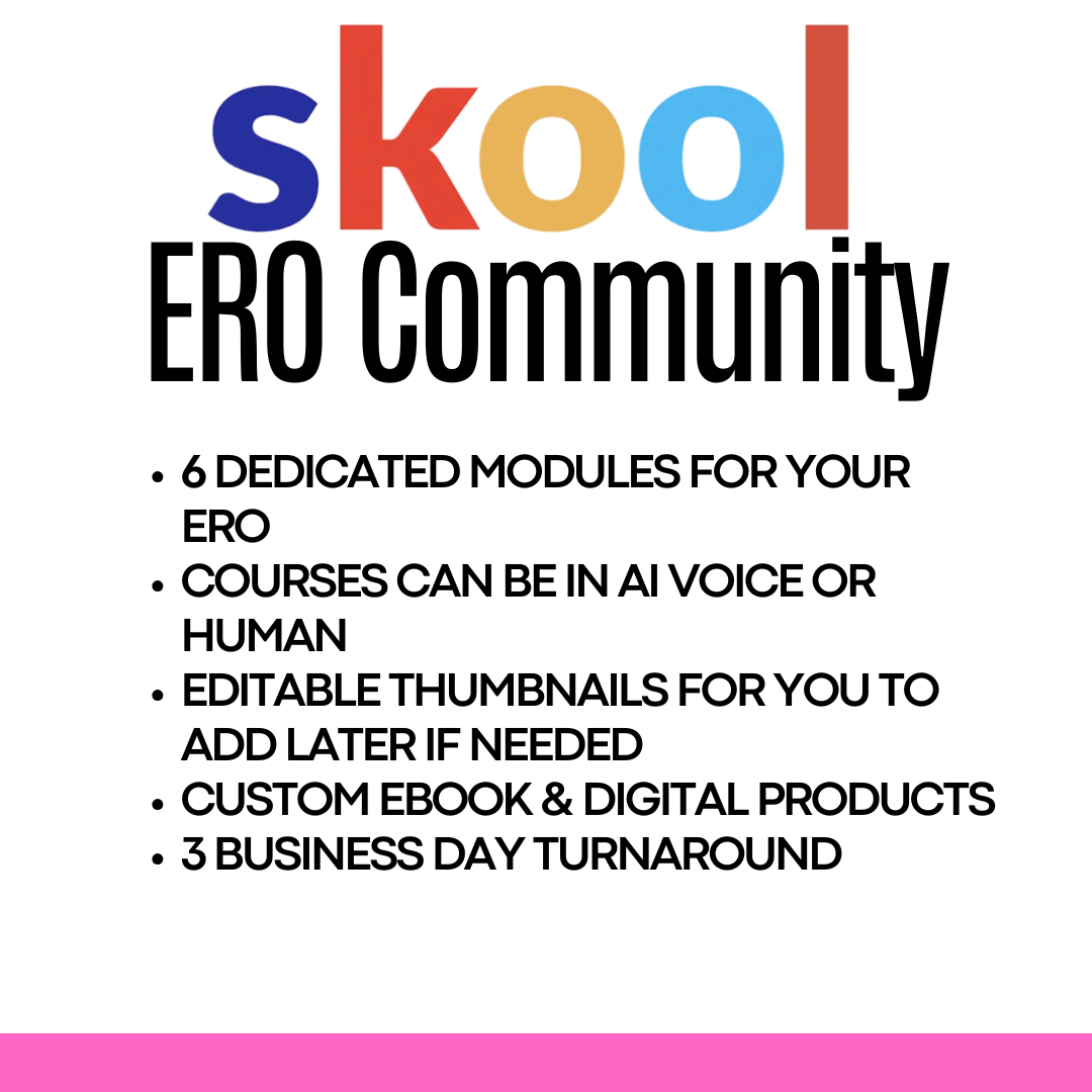 Skool Community Buildout for EROs