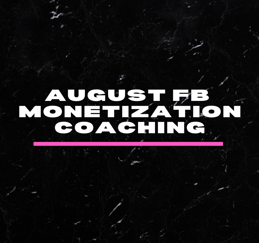 Faceless & Facebook Monetization 30 Day Run (August 2025)