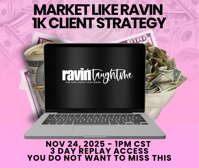 Market Like Ravin: 1k Client Goal Breakdown