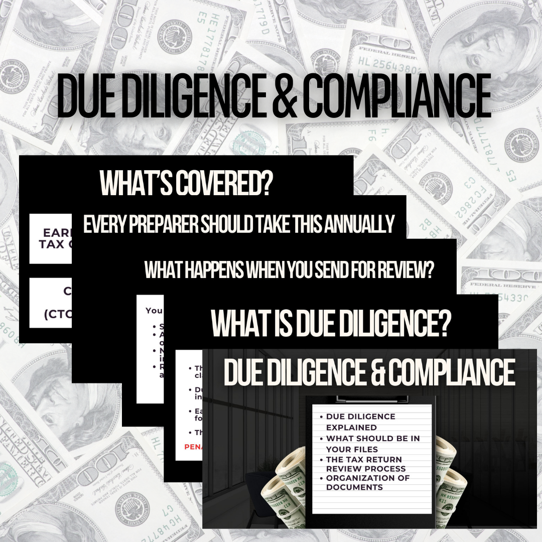 Due Diligence & Compliance Training Slides