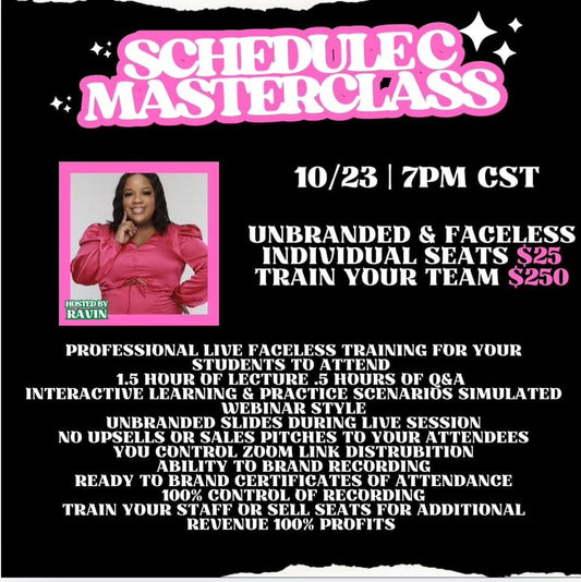 Schedule C Masterclass