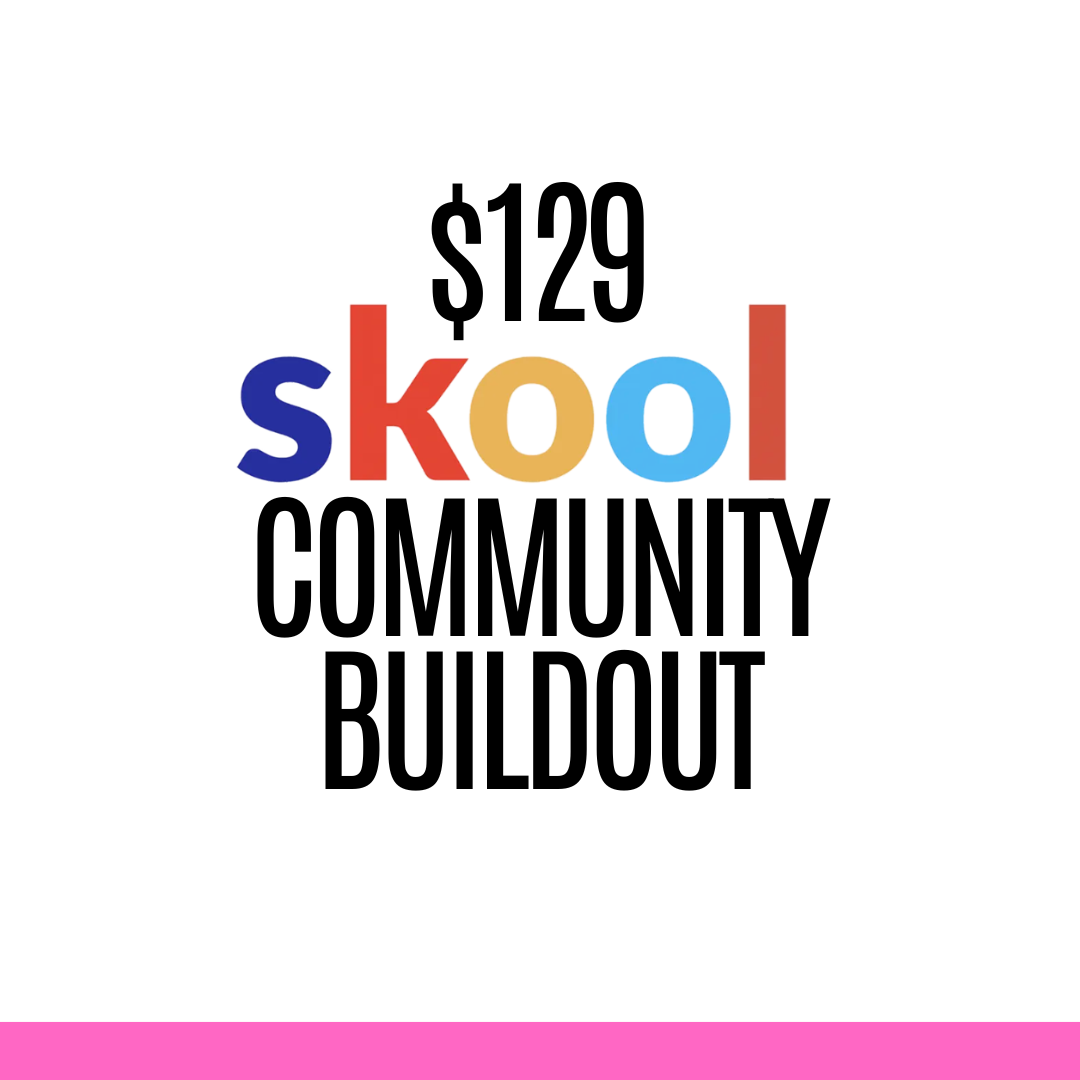 BFCM: SKOOL BUILDOUTS