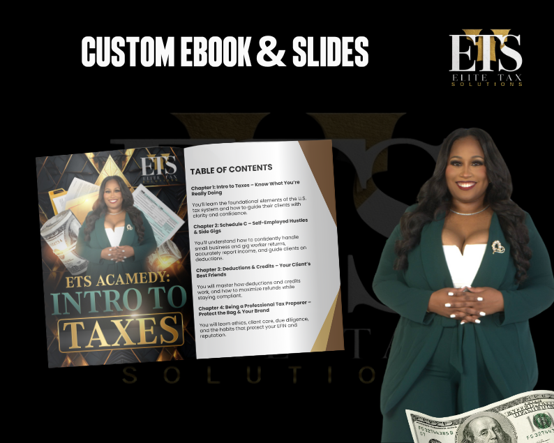 Custom Course Buildout for Tax Pros