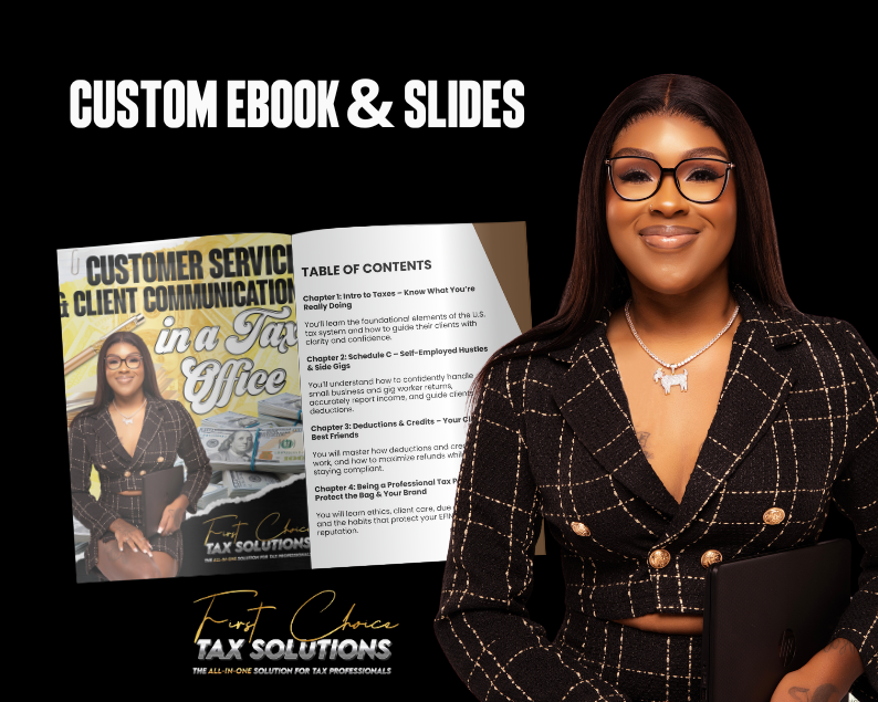 Custom Course Buildout for Tax Pros