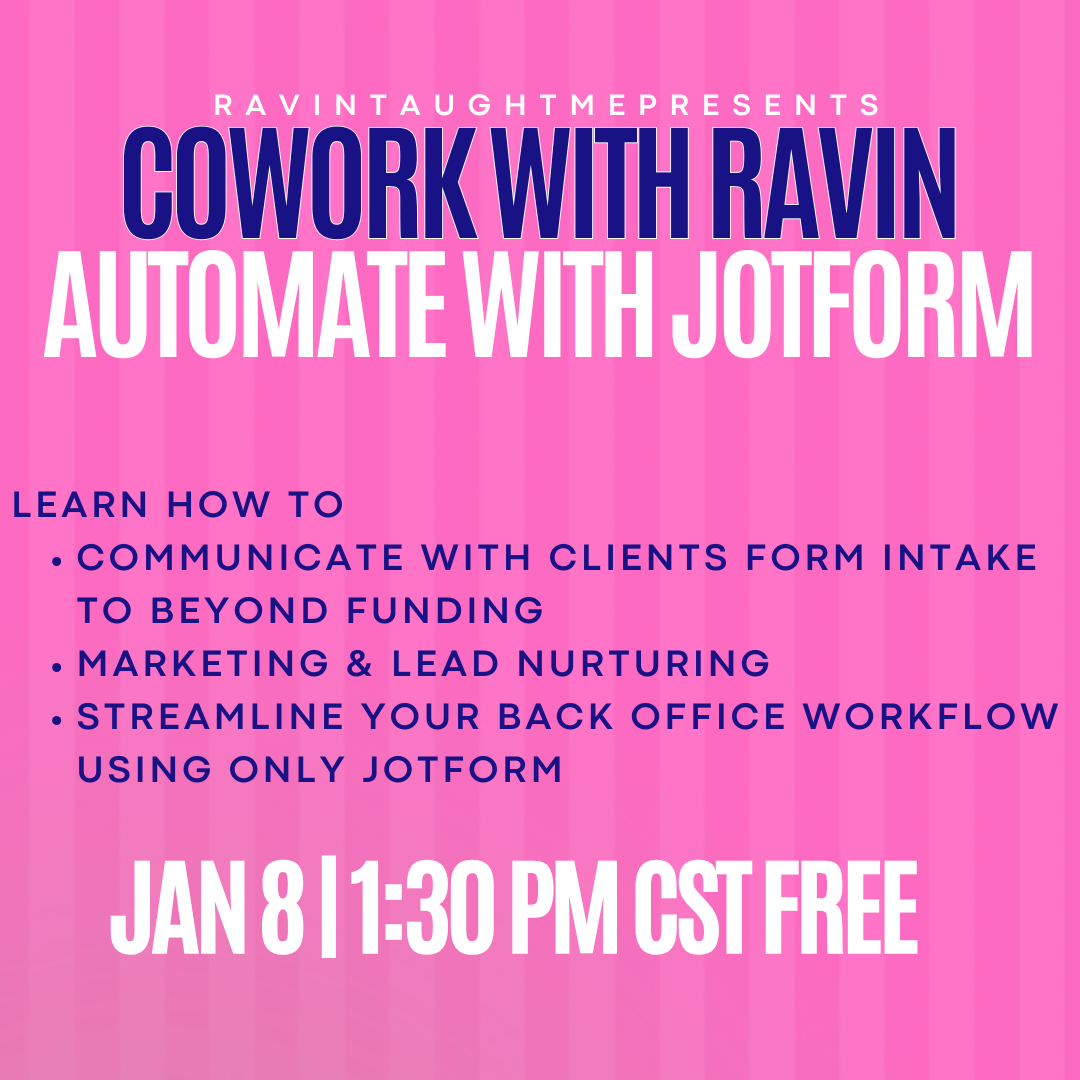 Cowork with Ravin: Jotform Tables