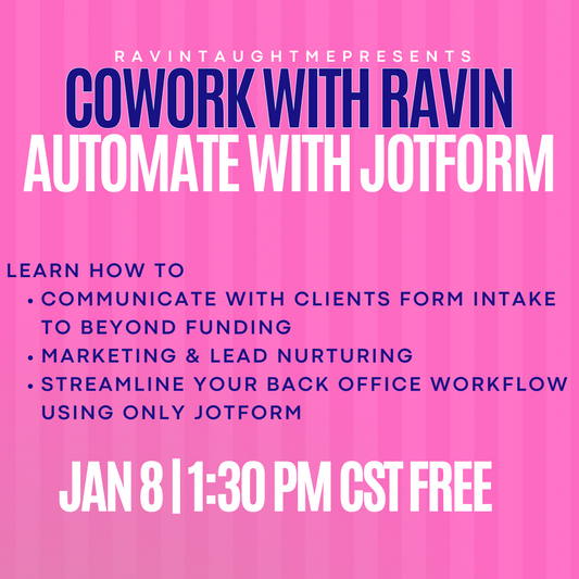 Cowork with Ravin: Jotform Tables