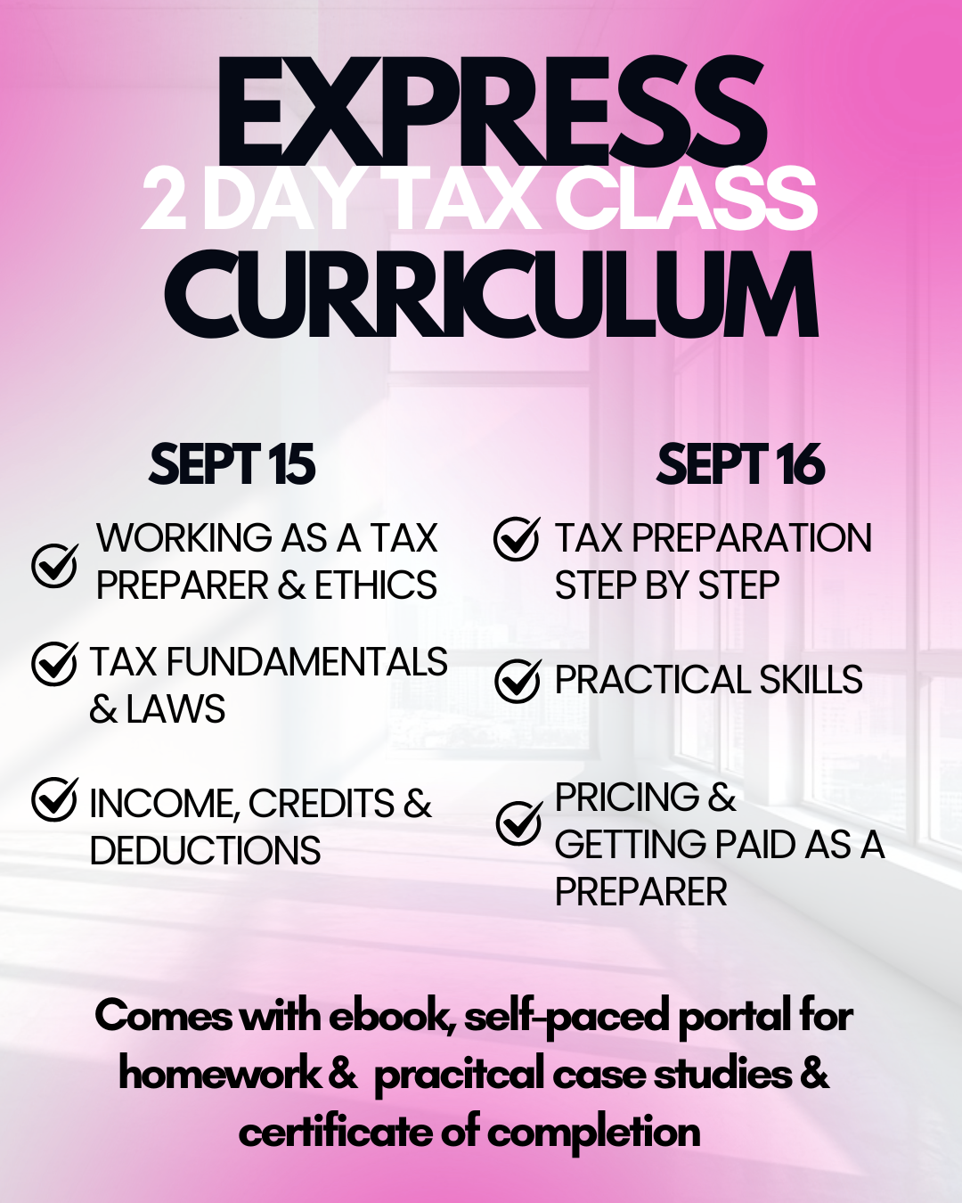 2 Day Express Tax Class
