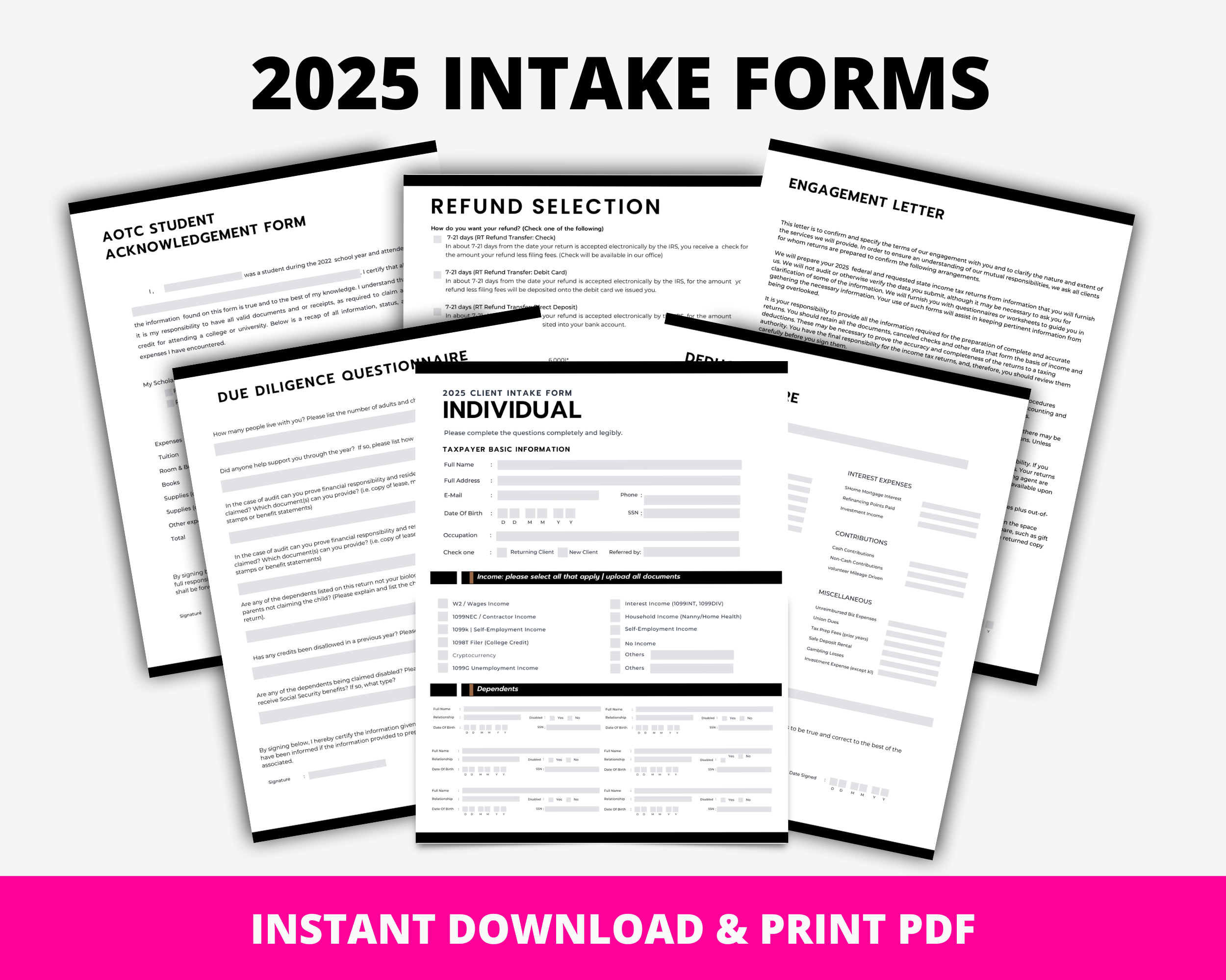 2025 Intake Forms (PDF)