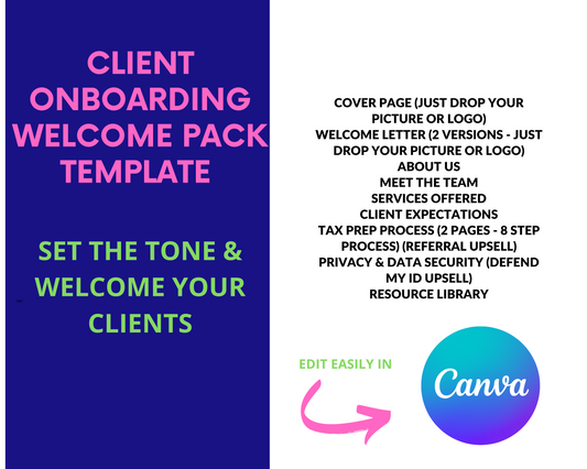 Client Onboarding Welcome Packet Template