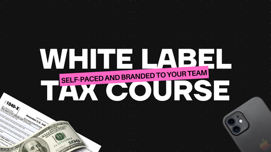 2025-2026 White Label Tax Course PREORDER