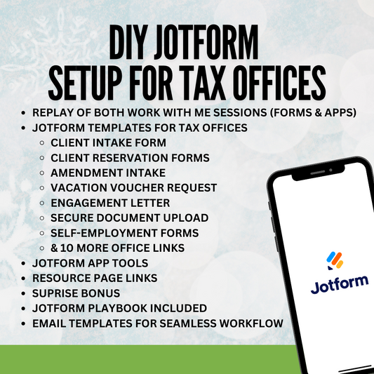 Jotform for Tax Offices Replay Kit