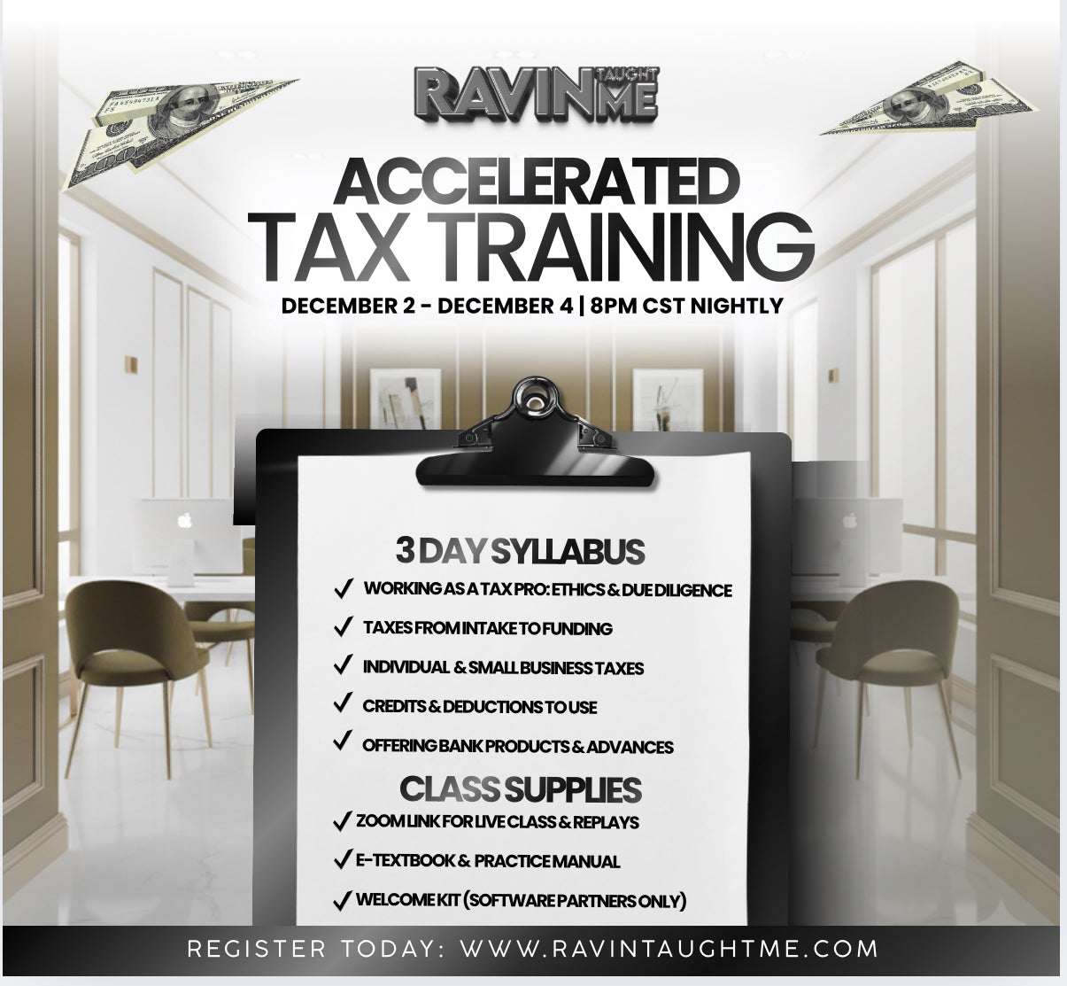 3 Day Accelerated Tax Class