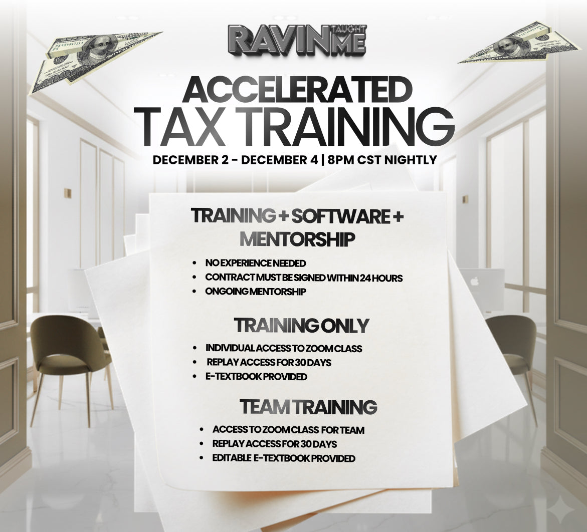 3 Day Accelerated Tax Class