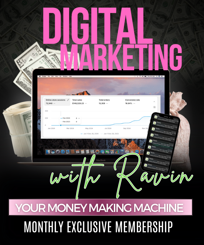 Digital Marketing Membership with Ravin