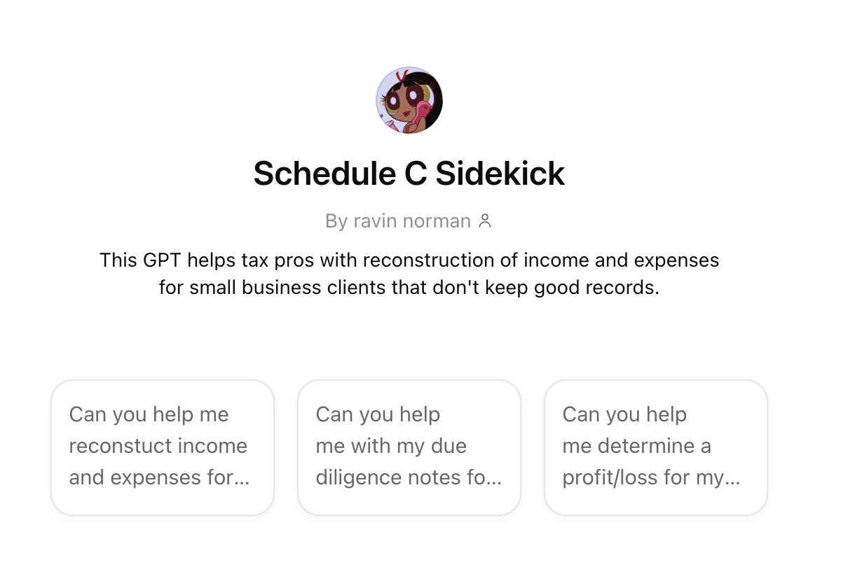 Schedule C Sidekick