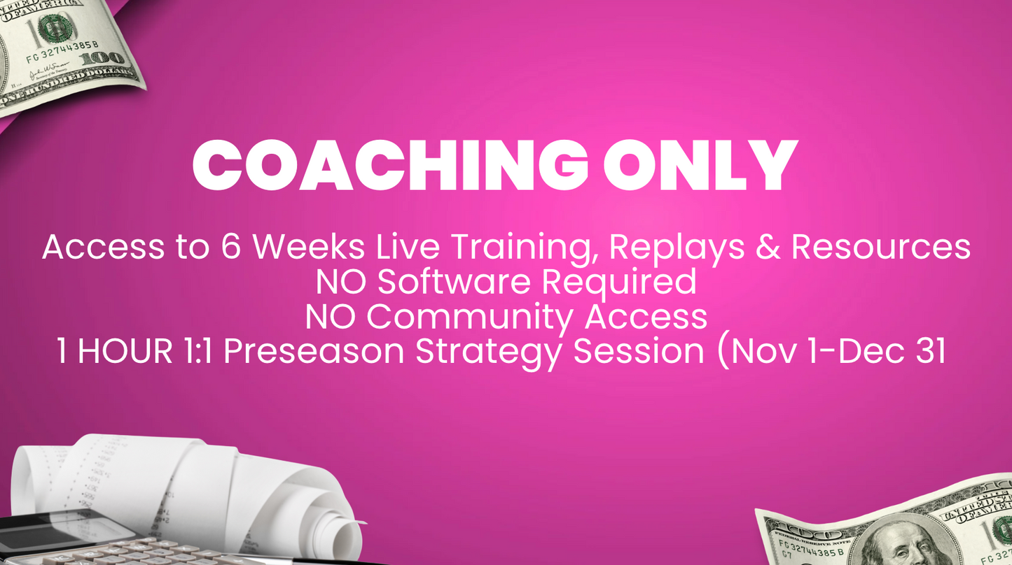 6 Week Preseason Coaching