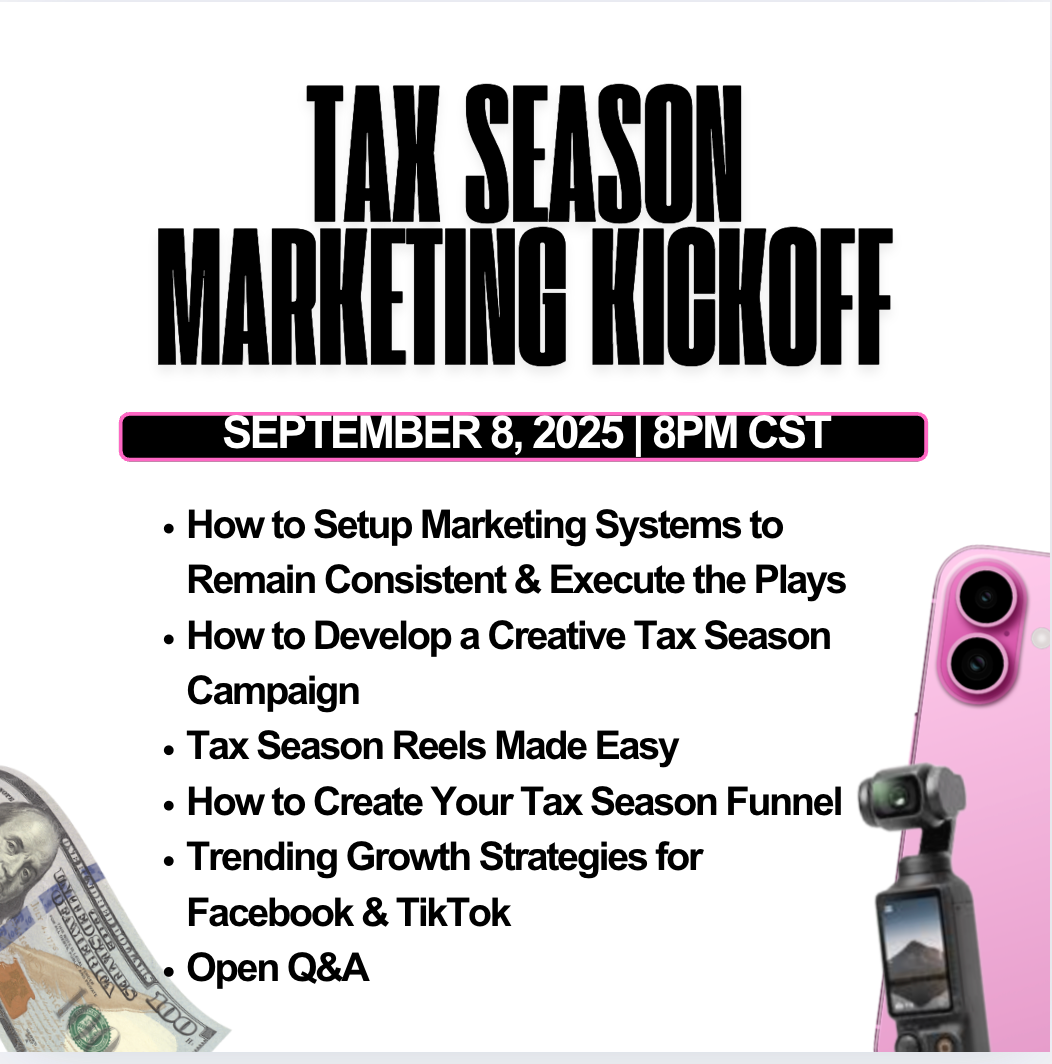 The Tax Season Marketing KickOff