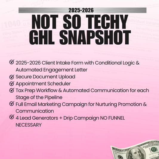 The "Not-So Techy" Snapshot