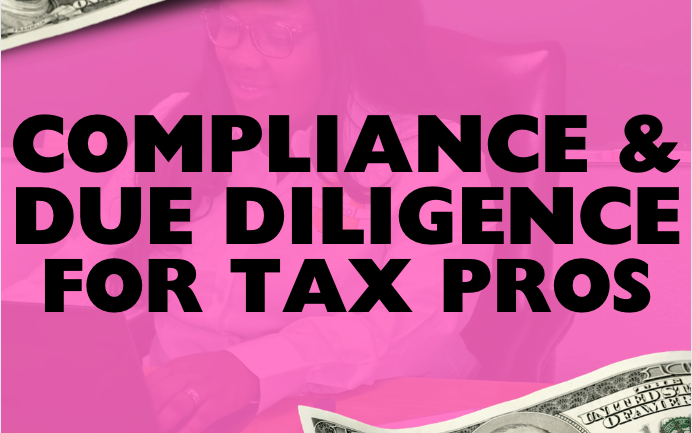Self-Paced Tax Return Compliance + Due Diligence