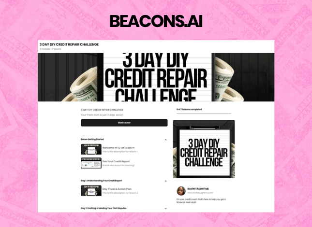 3 Day Course Buildout