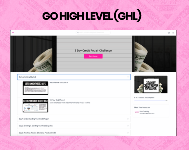 3 Day Course Buildout