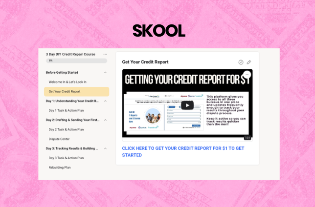 3 Day Course Buildout