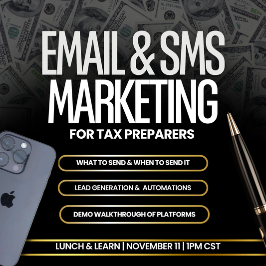 Email & SMS Marketing for Tax Pros