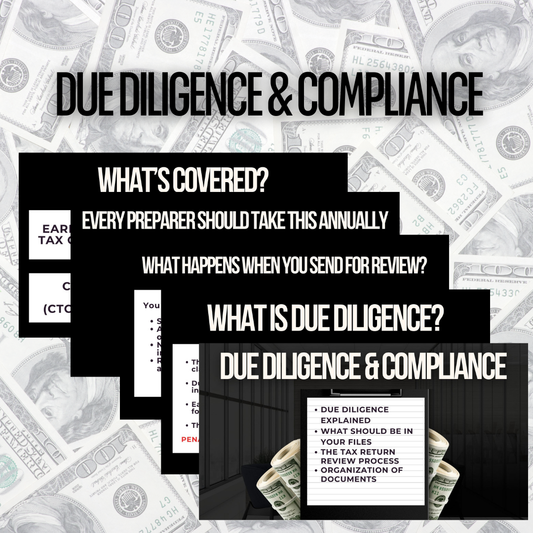 Due Diligence & Compliance Training Slides