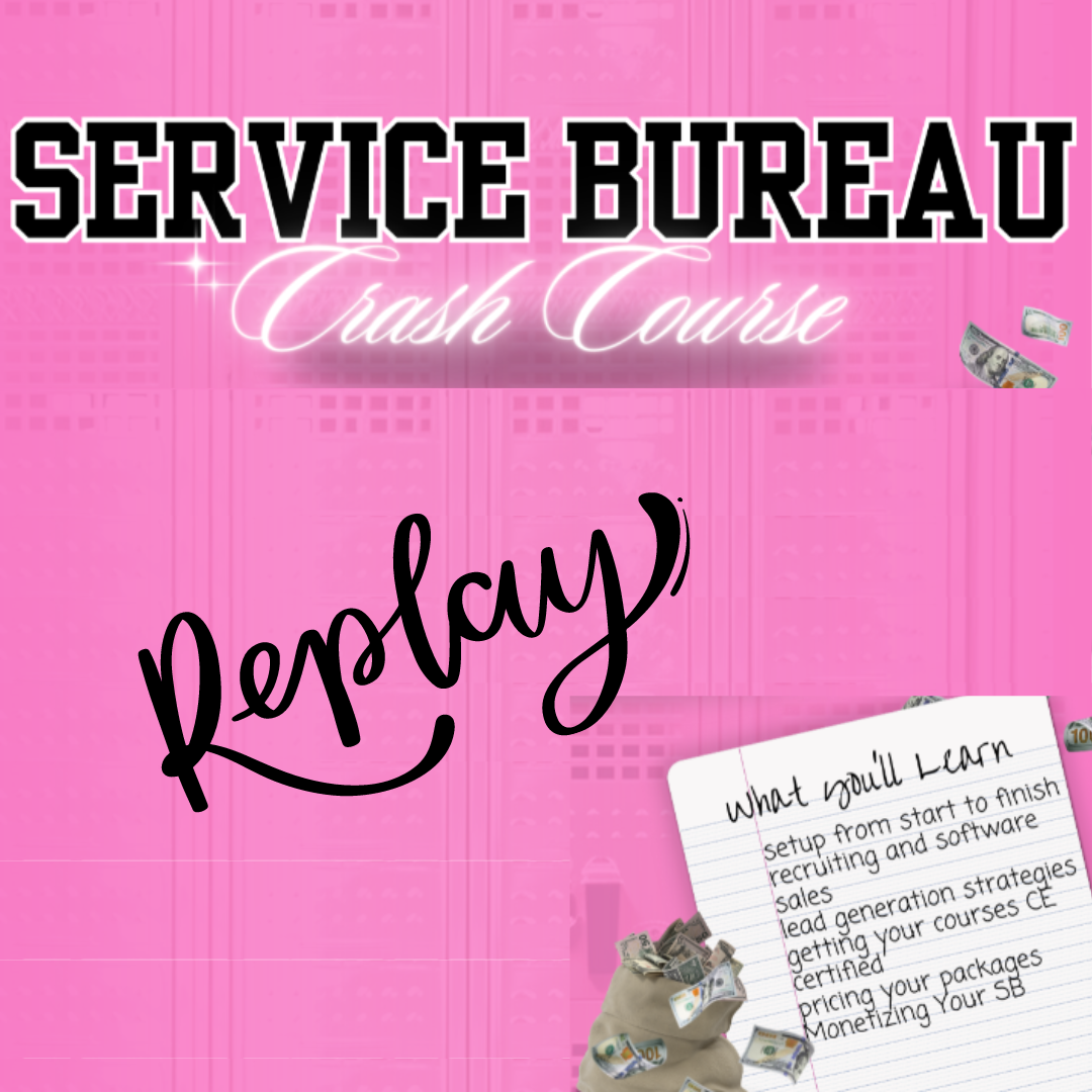 Service Bureau Bootcamp REPLAY